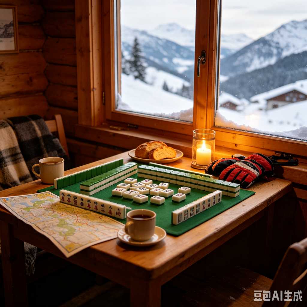 vintage gift mahjong set