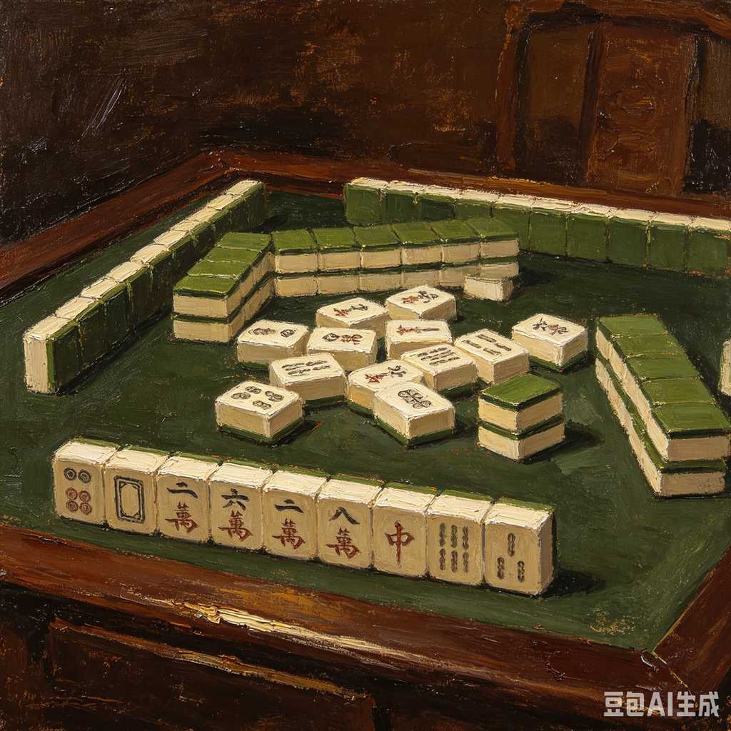 mahjong tile rack set