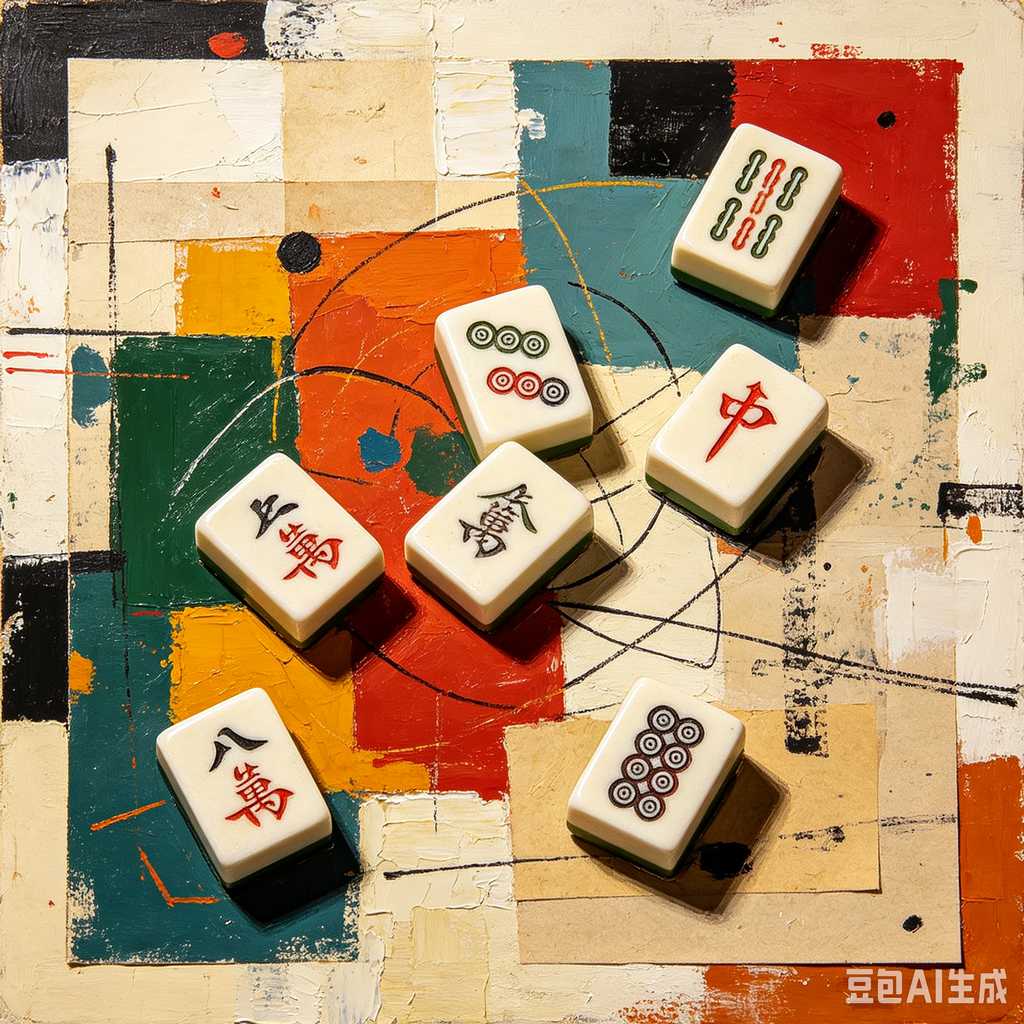 mahjong set for home entertainment